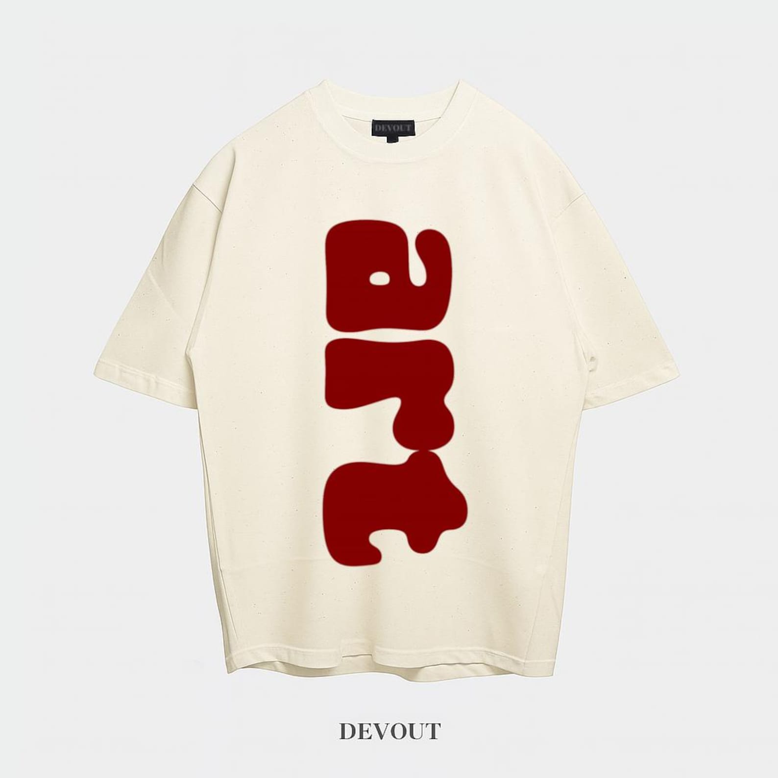 Art Illustration T-Shirt by DEVOUT | Graphic Art Tee, Artist Design 4XL