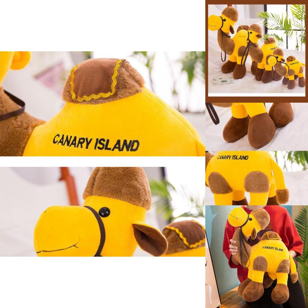 Soft Desert Camel Plush Toy Lifelike Cartoon Stuffed Animal Figurine Wholesale Supplier Characters)
