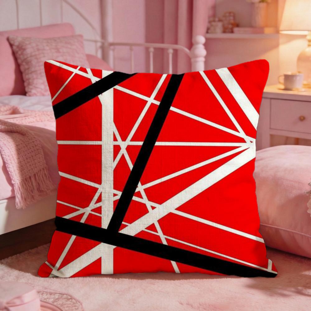 Rock Band VVan Halens Cushion Cover Premium Comfort Reversible Pillow Cove Two in One Design for Any Room Car Interior