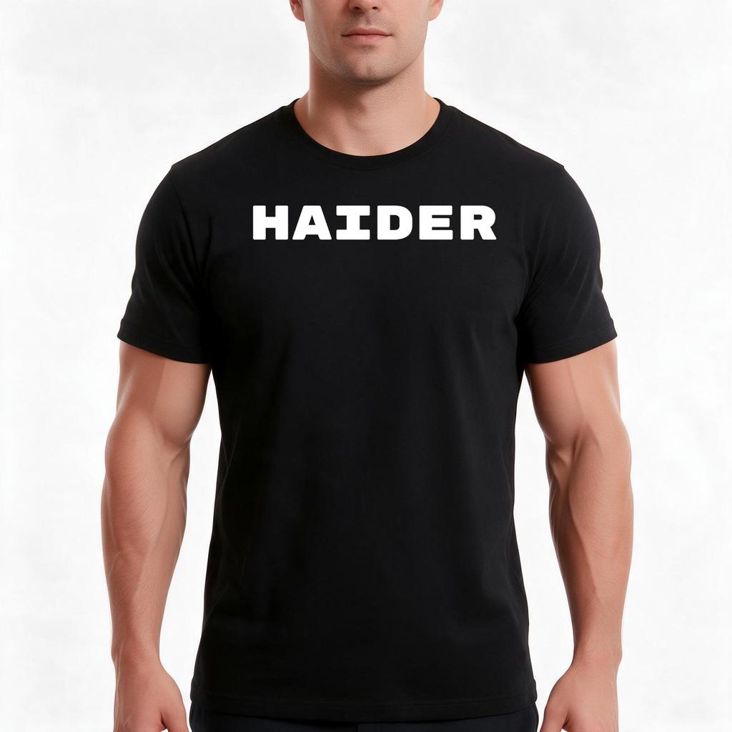 Haider Lvl 0 Tshirt Summer Casual Cotton Tee Oversized Streetwear Tops Vintage Graphic Print Loose Fit Short Sleeve