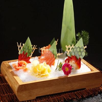 Cooking Box Japanese and Korean Sushi Sashimi Ice Plate Seafood Utensils Sashimi Seafood Plate Sushi Maker Bamboo Sushi Plate
