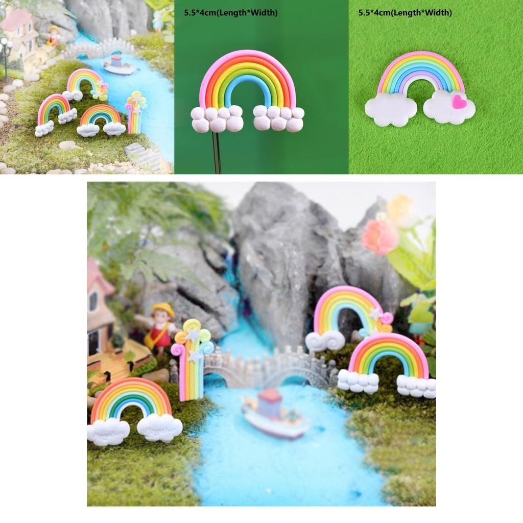 Argilla Morbida Arcobaleno Accessori Paesaggio Miniatura