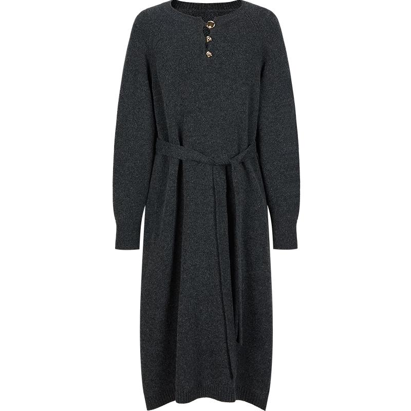 

JIU ZI Anna Codi Muir Metal Buckle Knit Dress M