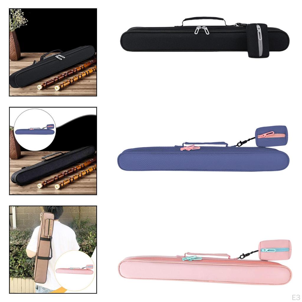 Bamboo Flute Bag, Storage Bag for Flutes, Multifunctional Accessory with Zipper, Gift Oxford