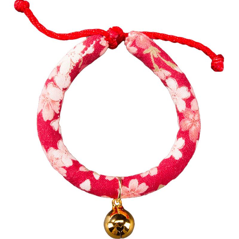Japanese Cat Japanese Wind Bell Multi-color Cute Accessories Cat Collar Adjustable Cat Bell Dress Up Pet Cat Supplies