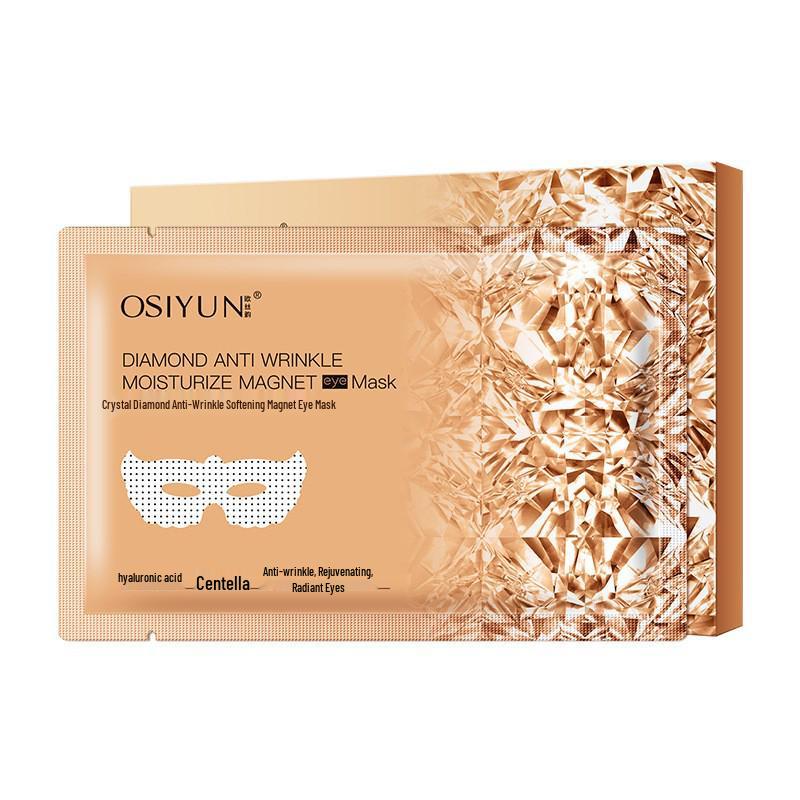 

Ousiyun Кристальная бриллиантовая магнитная маска для глаз против морщин для увлажнения, укрепления и уменьшения мимических морщин и гусиных лапок