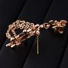 Z97 Brooch, Chain Rudder Collar Pin, Creative Collar Clip Collar Flower Suit Accessories