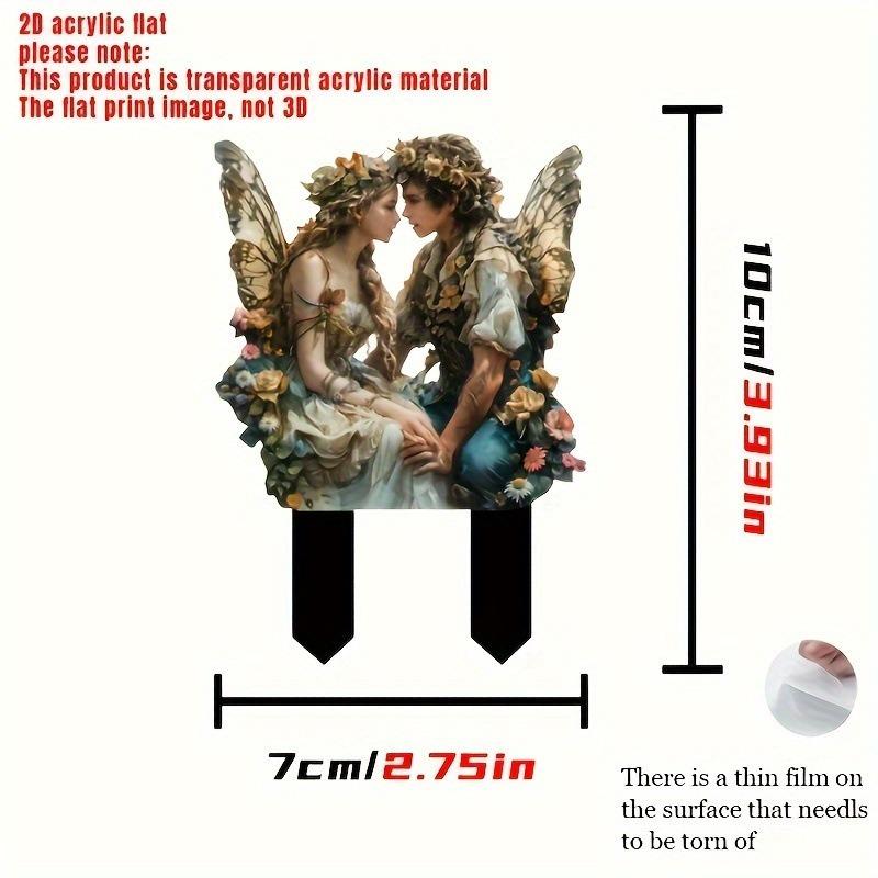 2D Acrylic Garden Pile and Floor Insertion Collection Outdoor Garden Ornament Scene Decoration Props