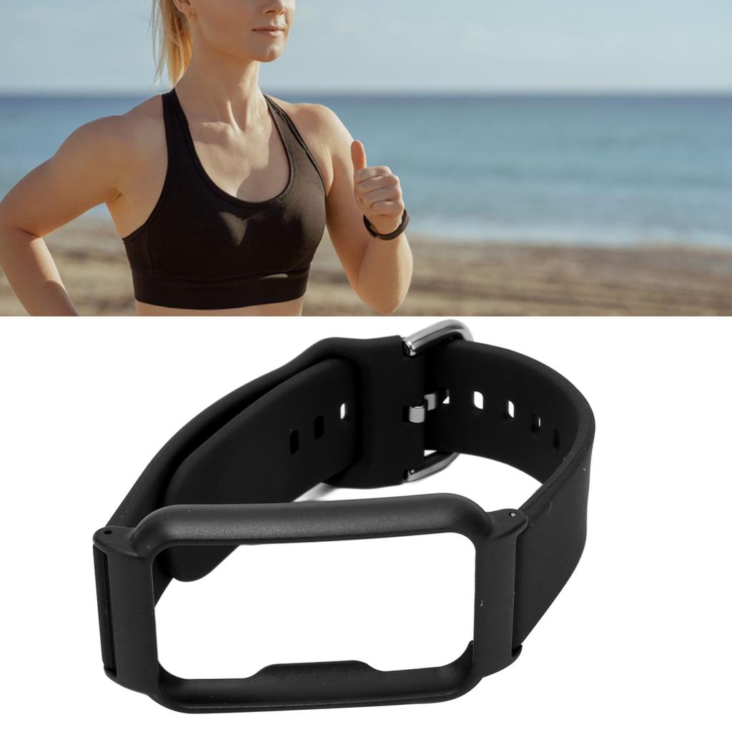 Watch Band with Case 20mm Waterproof Soft Silicone Size Lightweight for
