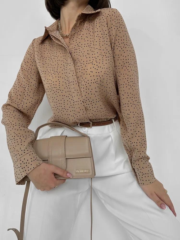 European-American Slim Fit Long-Sleeved Shirt: Elegant & Modern