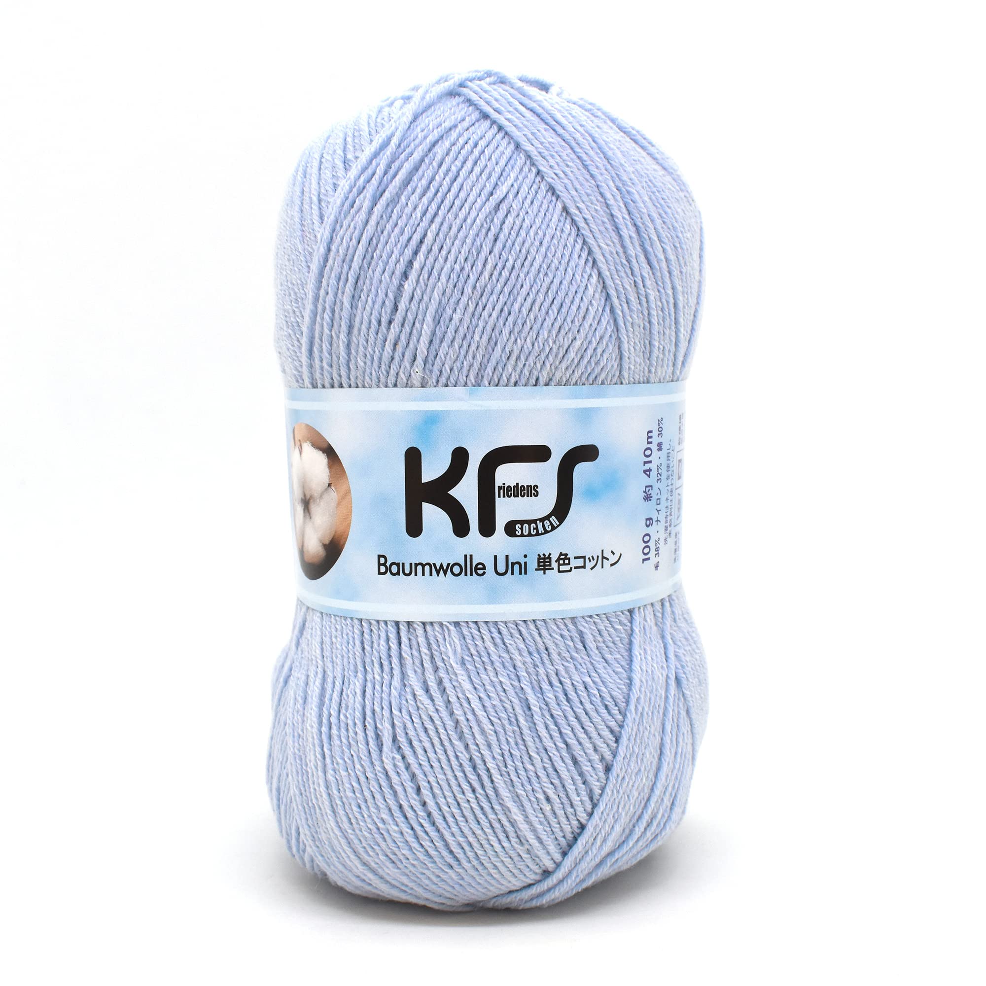 

Opal KFS Cotton Sock Cotton Cotton Aqua Yarn, 4-ply Blend, KFS215,