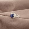 Lapis Lazuli Ring, Handgjord Ädelstensring, 925 Massiv Sterling Silver Ring Antika Smycken, För Förlovningsgåva