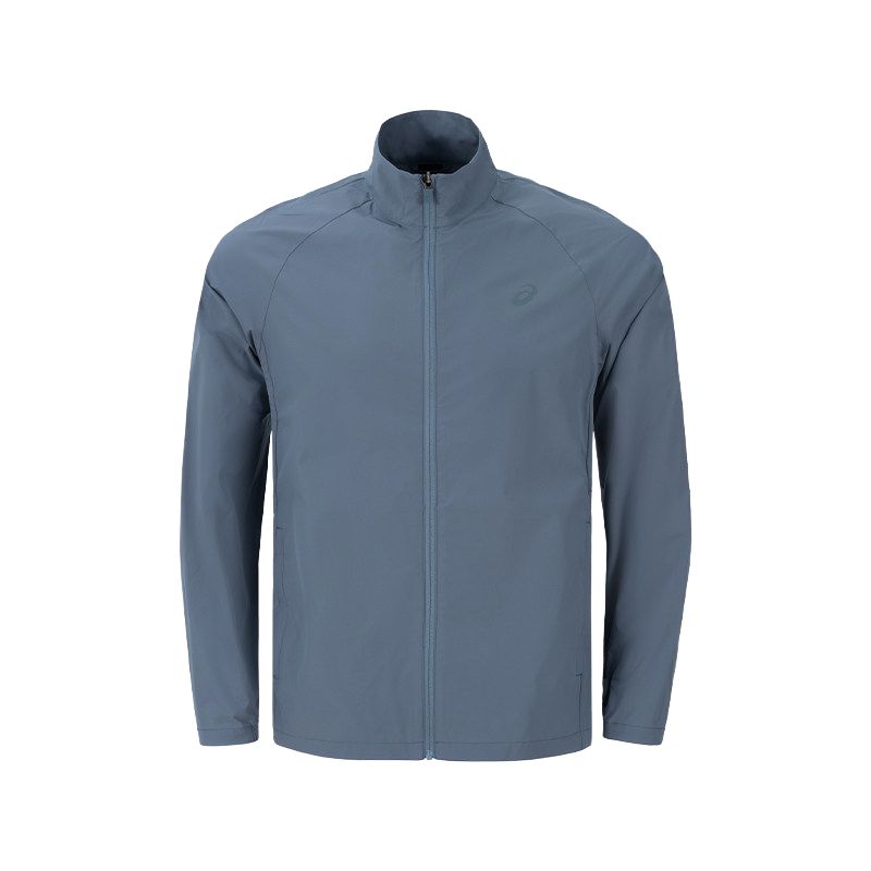 ASICS Lightweight Moisture-Wicking Stand-Up Collar Sports Solid Color Running Jacket Men jackets 2011D430-020