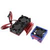 ESC Cooling Fan and Motor Cooling Fan Dual Fan Set for Slash 4x4 VXL 110 for Rustler 4x4 Stampede