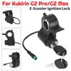 Voor Kukirin G2 Pro/G2 Max Elektrische Scooter Ontstekingsslot Met Sleutel 5-pins E-scooter Gashendel Accelerator E-Scooter Aan/Uit Schakelaar
