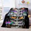 1PC  Cyberpunk Style Blanket Suitable All Seasons Soft Comfortable Sofa Office Blanket Travel Home Blanket Perfect Gift
