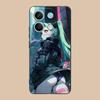Punk Girl Rebecca Mobile Phone Case for POCO F7 F6 F5 F4 F3 F2 Pro GT C75 C71 C65 C61 C40 Pro Ultra Colorful Printing Cover