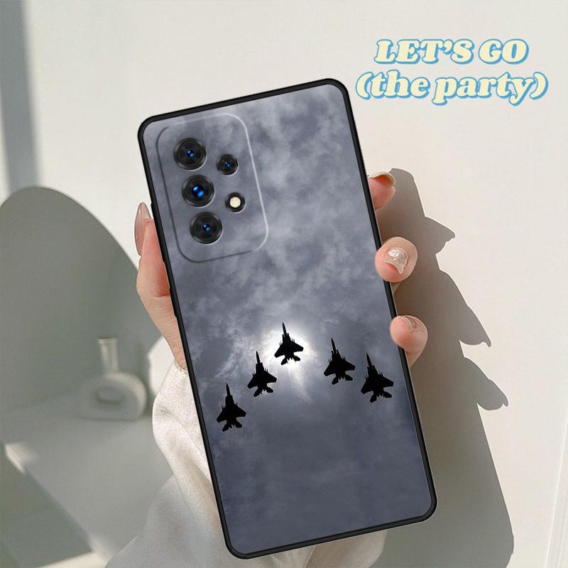Aircraft Jet Airplane Phone Case For Samsung Galaxy A42 A31 A40 A51 A71 A32 A80 A91 A52 A72 A73 A20e A21S A50 A70 A11 A12 Cover