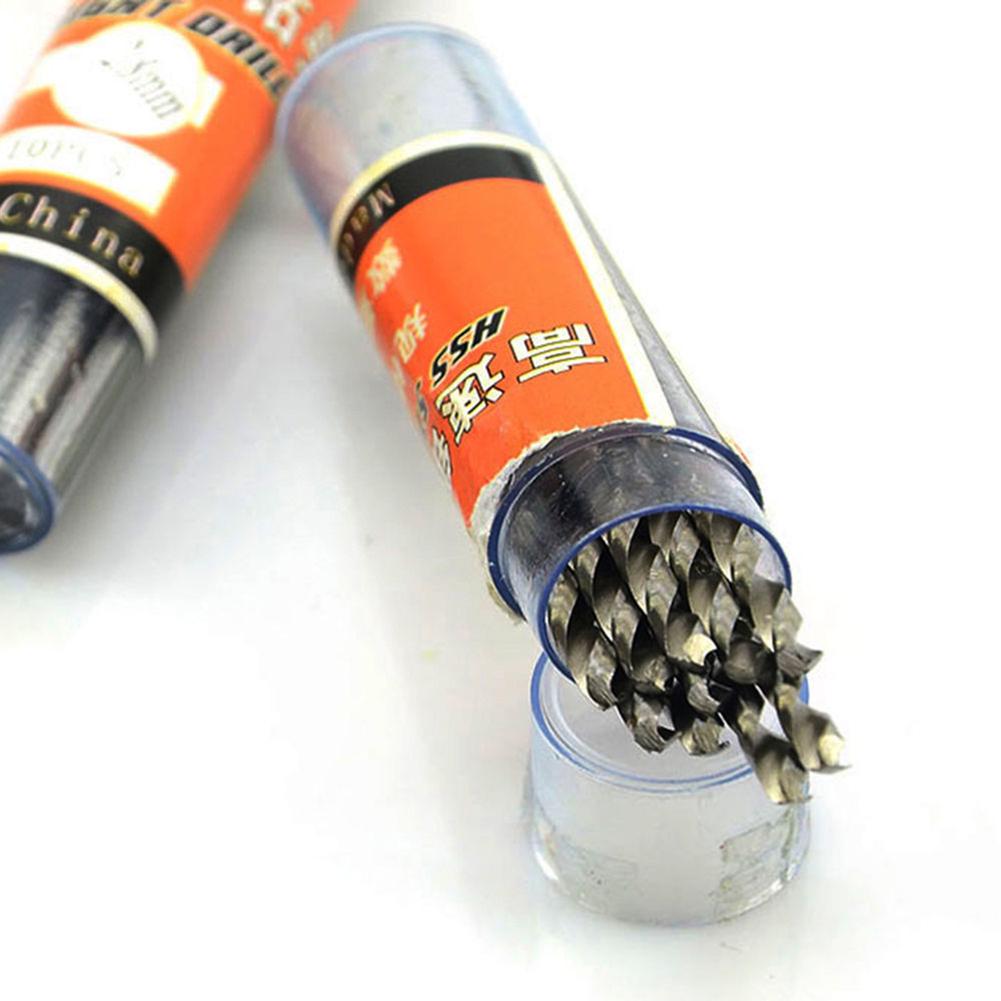 CR Store 0.5-3mm Codolo Cilindrico Spirale 10 Pz Micro Punte Elicoidali HSS