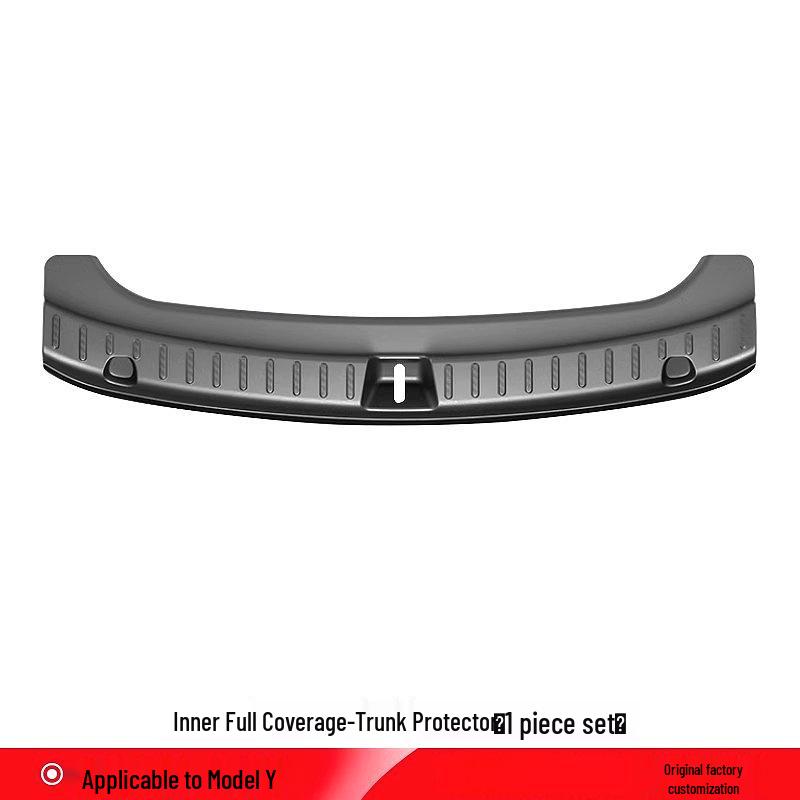 Tesla Model Y Trunk Side Guards & Suede Corner Protectors - Interior Accessories