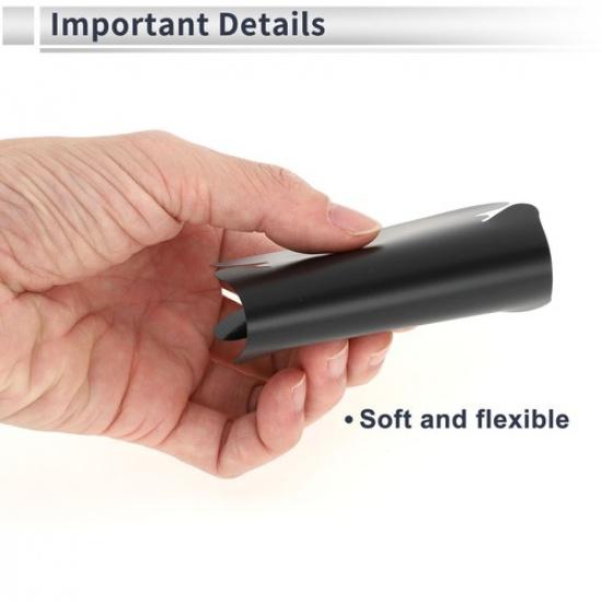 4 Pcs Universal Door Handle Cup Cover protection Door Bowl 90x100mm Matte Black