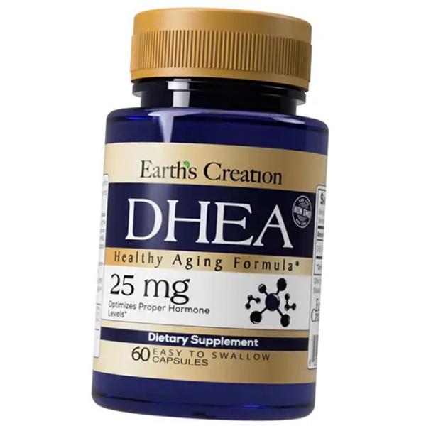 ДГЭА, DHEA 25, Earth's Creation  60капс (72604008)