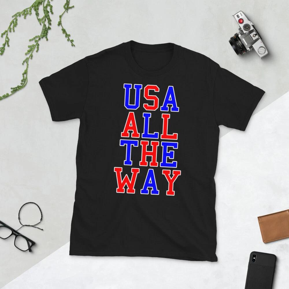 USA All The Way America US Trump Biden President United States Election T-Shirt M
