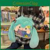 Hatsune Plush Miku Backpack Schoolbag Cartoon Single Shoulder Bag Crossbody