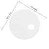 1Pair Toilet Bolt Caps White Round 45Mm Plastic Universal Fit Covers for Toilet Bowl Floor Screws Easy Installation
