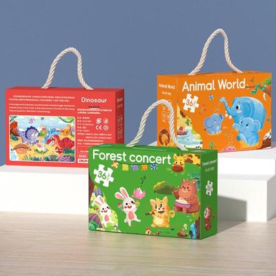 Large Paper Jigsaw Puzzles for Kids - Educational Enlightenment Gifts for Toddlers Aged 3-6