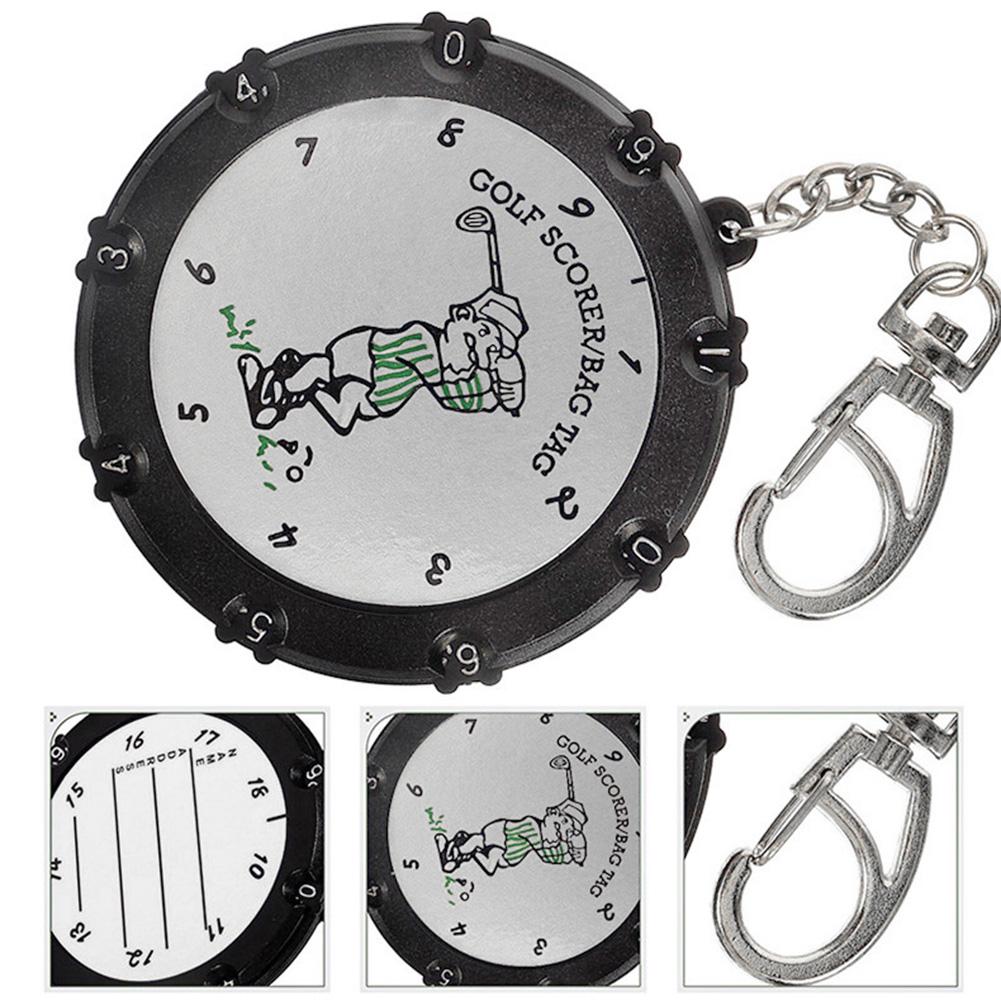Golf Score Counter with Key Chain Golf Stroke Shot Putt Score Counter 18 Holes Golf Counter Tally Keeper Golf Accessories