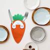 6pcs Easter Carrot Utensils Pouches Ideal For Adding Fun To Holiday Gatherings And Enhancing Dining Experience