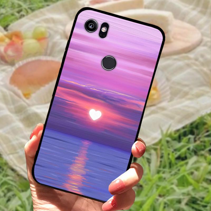 Pro Google Pixel 2 XL Pouzdro Mramorové Nárazuvzdorné Měkký silikon TPU Zadní kryt Pouzdro Pro Google Pixel2 Pixel 2 XL 2X Pouzdra na telefon Roztomilé