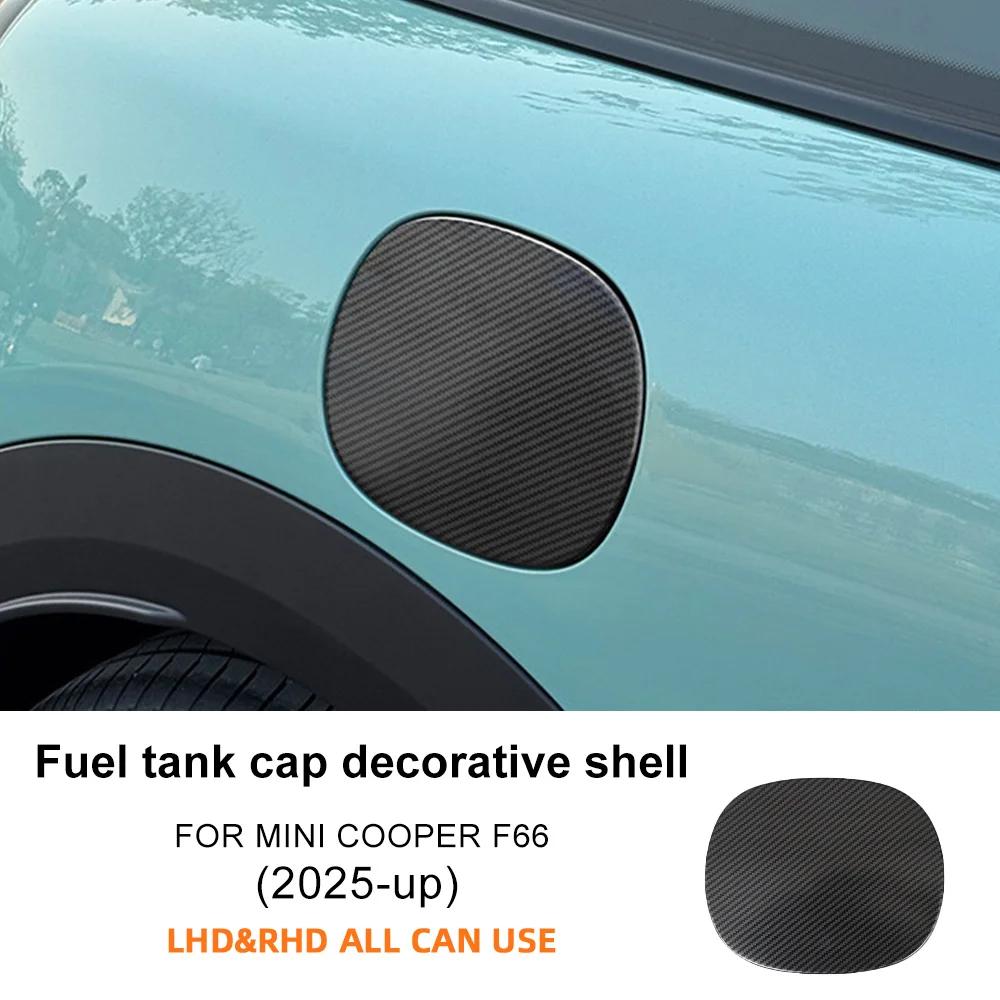 For MINI Cooper F66 2025 2026 Car Fuel Tank Cap Cover Case Housing Trim Sticker Car Styling Decoration Accessories ABS.