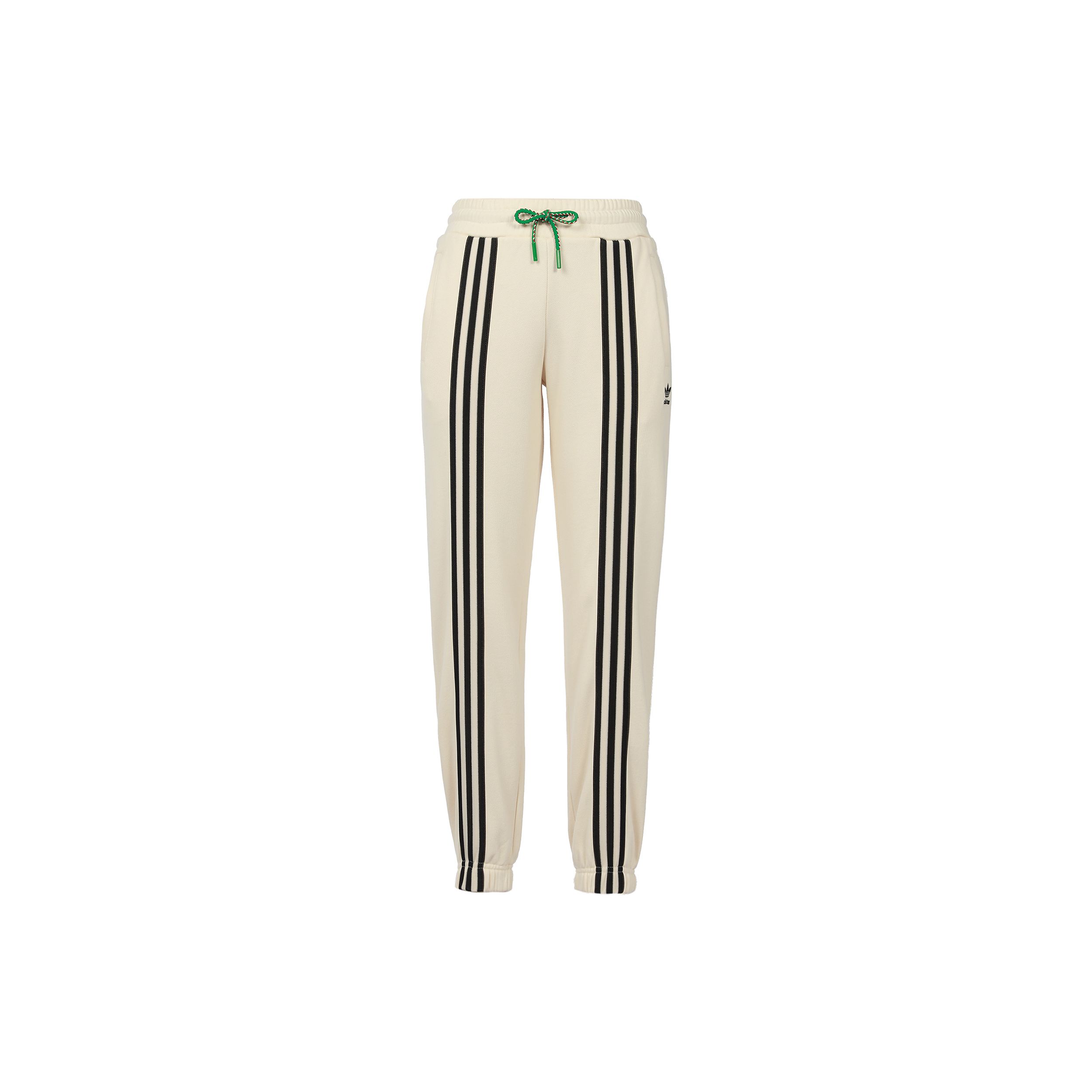 Adidas Originals Adicolor 70s 3-Stripes Cotton Drawstring Jogger Sweatpants Women Wonder White Beige IK7853 M