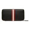 Bally Tirk Embossed Travel Wallet Men Wallet Black 6232134