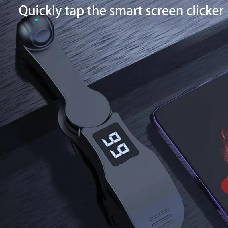 Auto Screen Clicker Mini Simulated Finger Phone Clicking Clicker Clip-on Video Live Liker Game Screen Touch Device for Phone App
