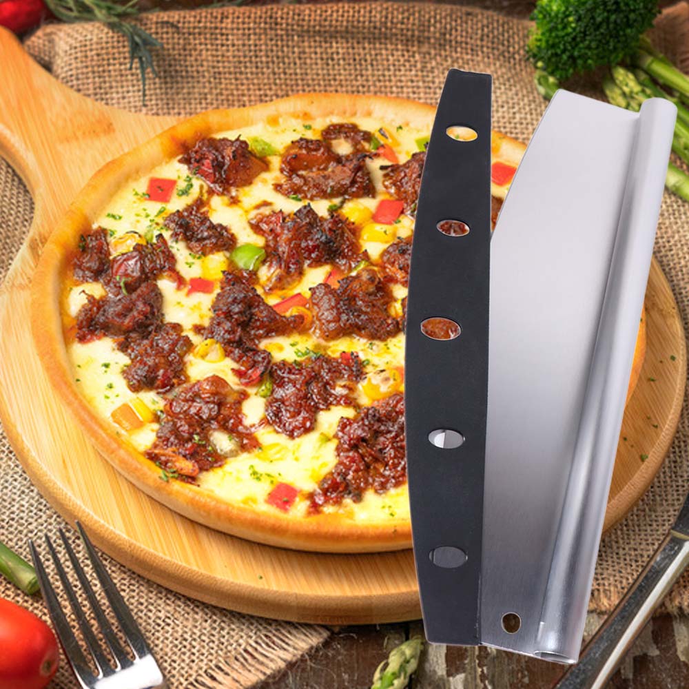 14 Inch Pizza Slicer Curved Pie Cutter Kitchen Accessories Pizza Cutter Dough