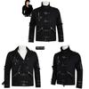 Michael Jackson Cosplay Stage Punk Jacket With Metal Details For Performers