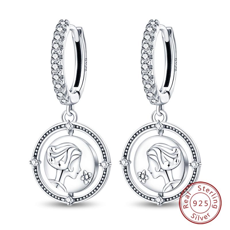 Inlaid Zircon Earrings 925 Silver Minimalist Butterfly Dragonfly Cute Claw Hoop Earrings Women Exquisite Party Jewelry