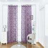 Grommet Floral Textured Bay Window