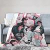 KPOP-Like-Stray-K-Kids Plush Blanket Kids Adult Flannel Throw Blanket For Bedroom Soft Bedspread Birthday Gift