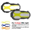 For BMW R1250GS Adventure 2018-2024 R1200GS ADV 2014-2020 Motorcycle Headlight Protector Headlight Guard 3 Fluorescent Covers