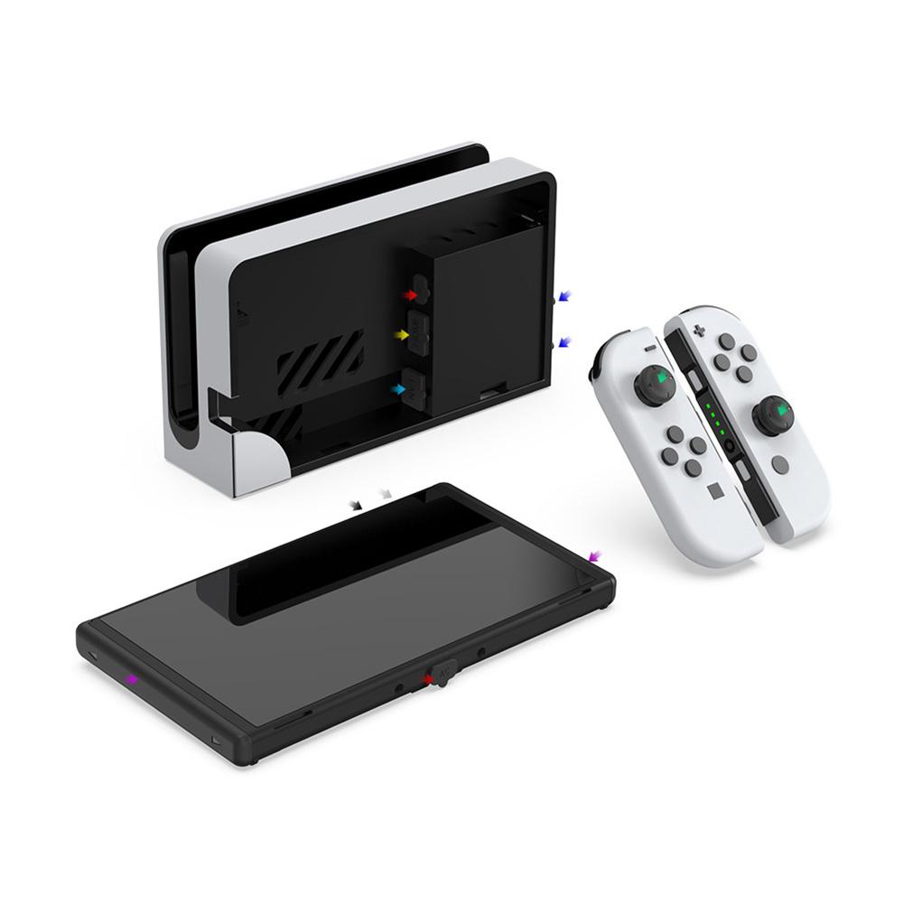 14 STÜCKE/Set Silikon Staubdichte Stecker Port-Stecker Kratzschutz Staubschutzhülle für Nintendo Switch OLED Spielkonsolen-Zubehör