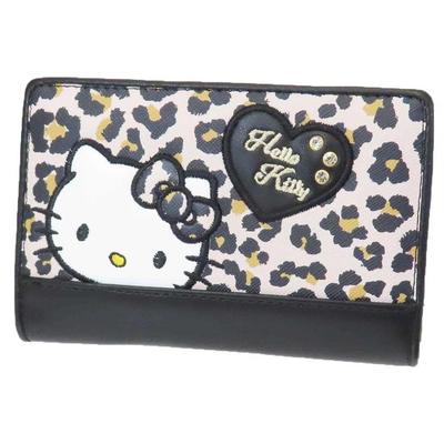 Sanrio Hello Kitty Bifold-Geldbörse mit Aufnäher [Sun Art]