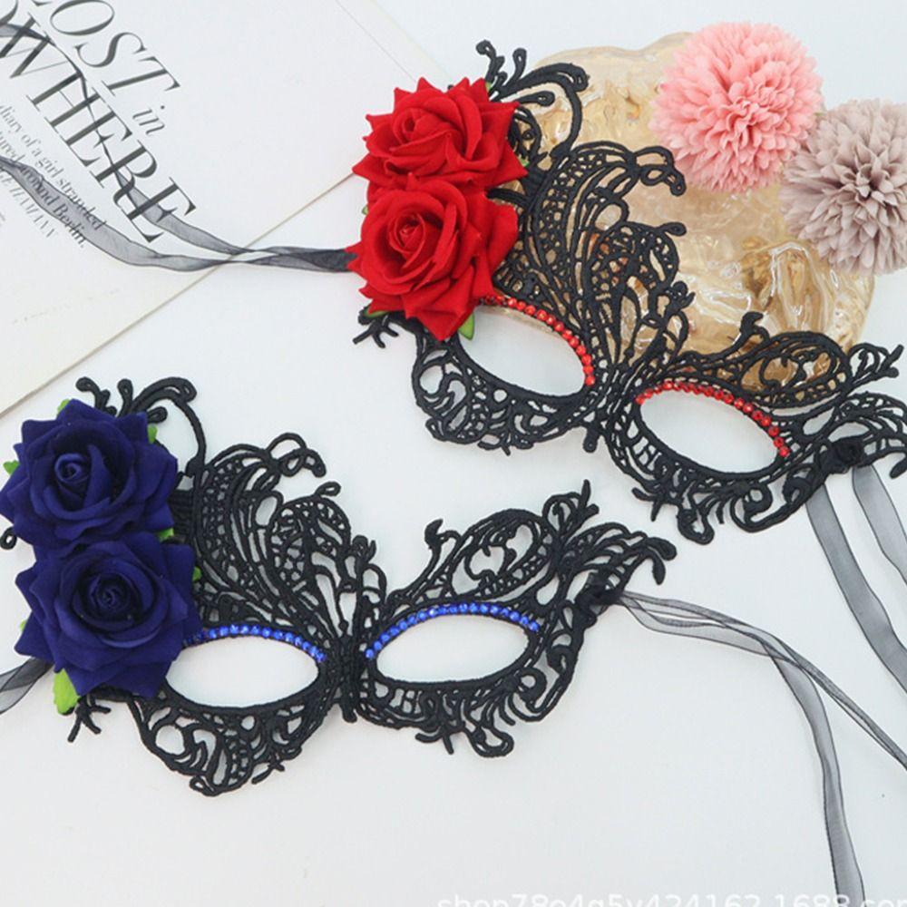 Seductive Style Masquerade Mask Cosplay Half-Face Lace Mask Party Occasion