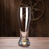 Gold Foil Beer Cup High Appearance Large Capacity Crystal Glass Household Transparent Beer Cup Creative Thickened Wine Glass Set