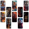 Tiger Flame Cover for Motorola Moto G67 G57 G56 G86 Power 5G G04 G05 G06 4G G96 G100 Pro G54 G85 G84 E15 G15 G24 Phone Case