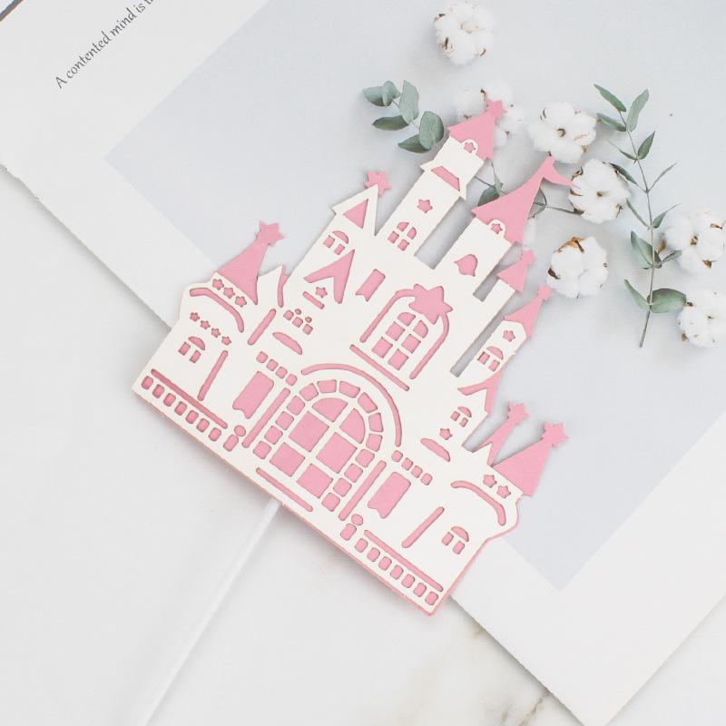 3D Castle Fairy Tale Wedding & Birthday Cake Toppers