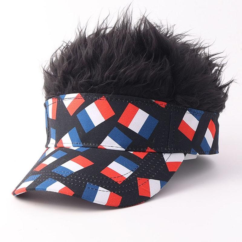 Flag Style Baseball Cap Fashion Star Maple Leaf Sun Hat Adjustable Breathable Streetwear